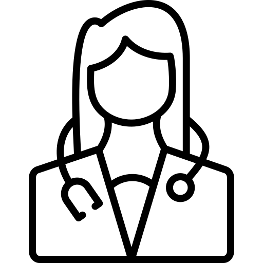 Doctor telehealth consultation icon